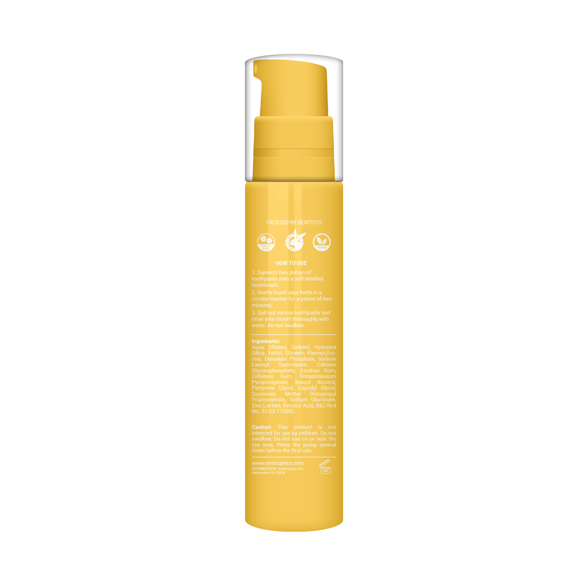 mango sorbet flavored toothpaste