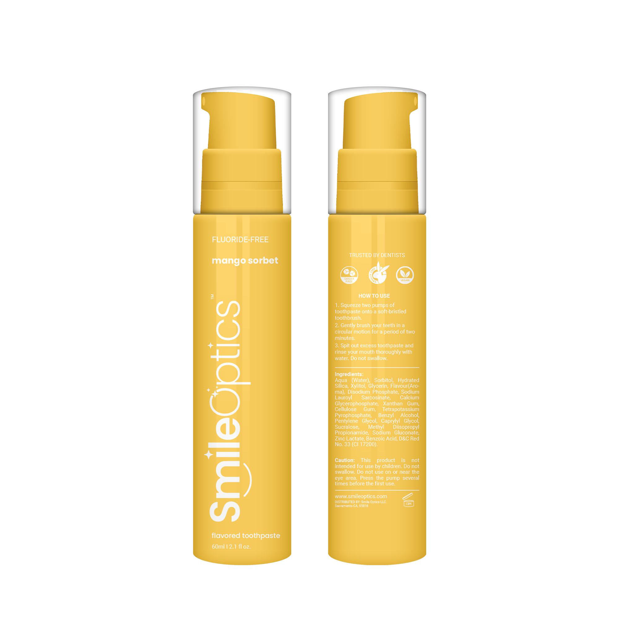 mango sorbet flavored toothpaste
