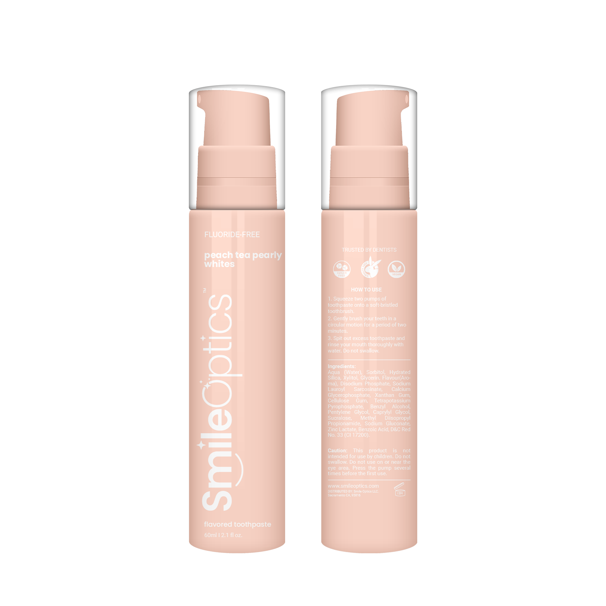 peach iced tea flavored toothpaste